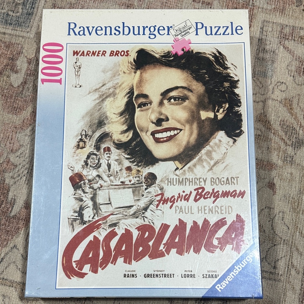 NEW Ravensburger 1000 piece puzzle Warner Bros. Casablanca